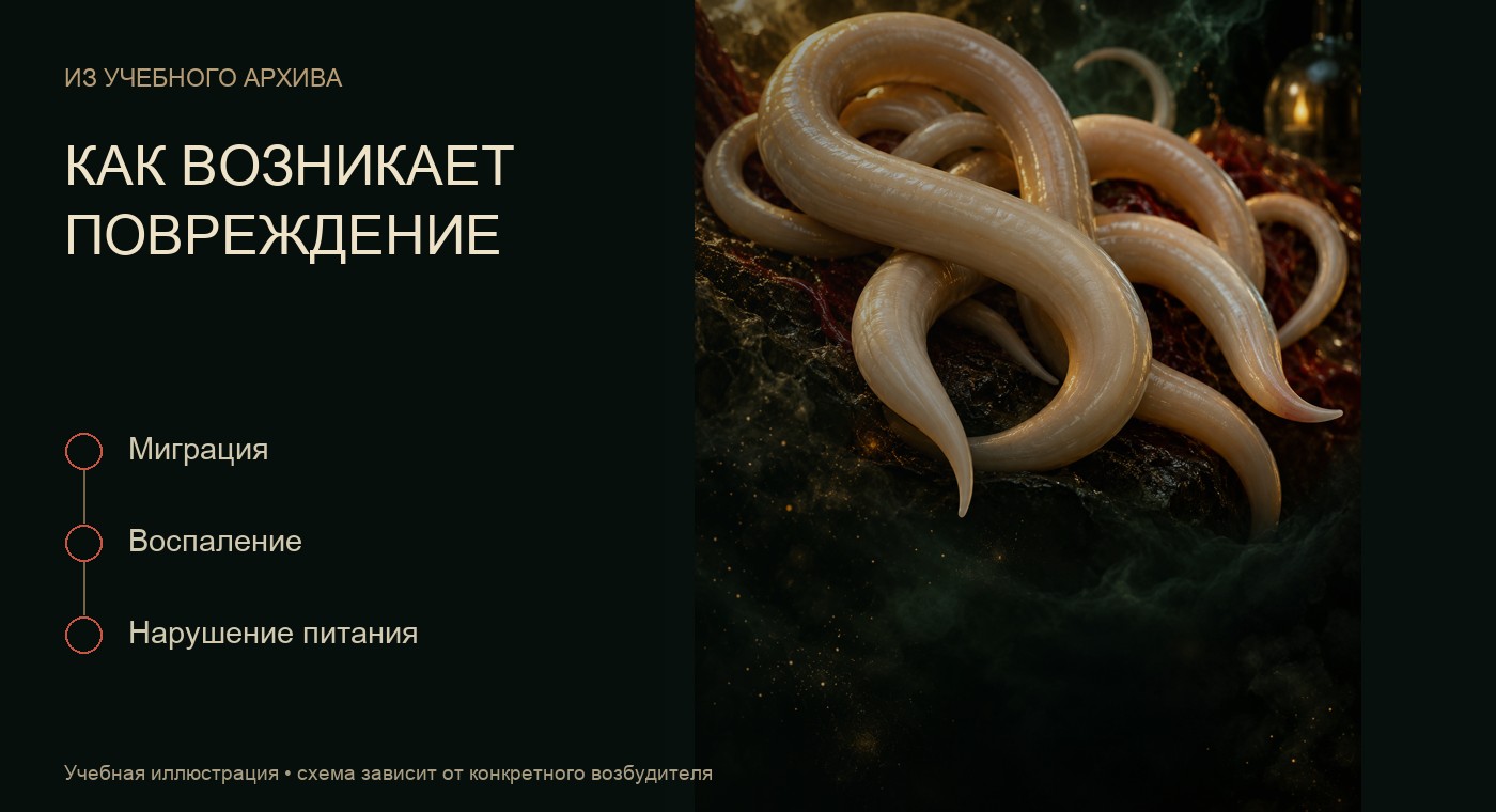 Как паразит может влиять на организм